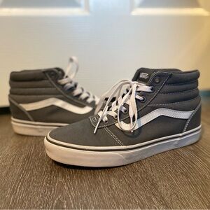 Grey High Top Vans